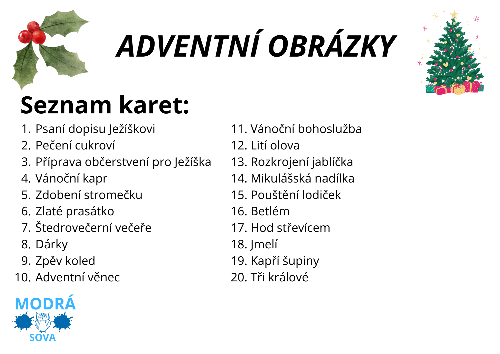 Adventní obrázky s Maxíkem: Zábavné aktivity pro děti!